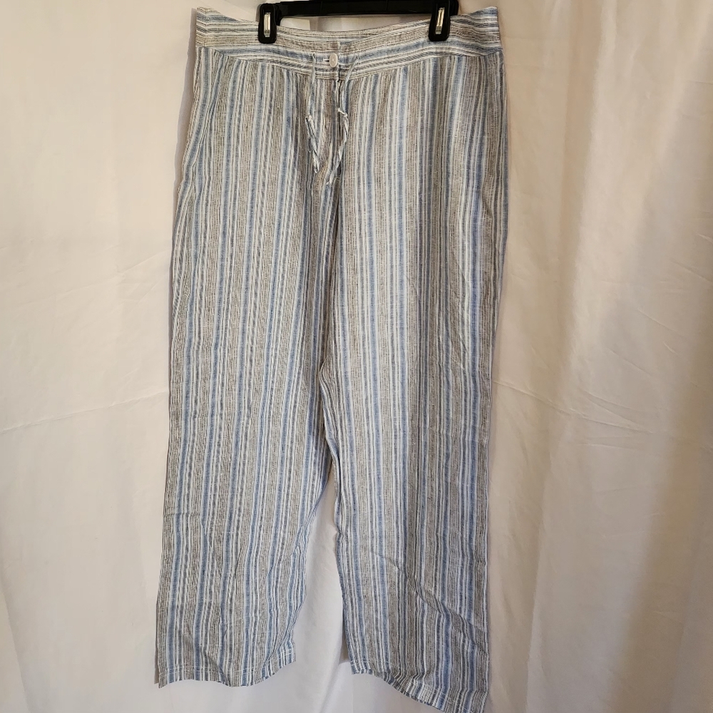 Tommy Bahama.  Striped Blue and White Pants
